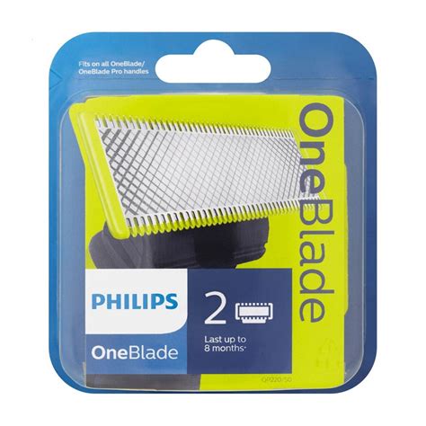philips oneblade replacement blade pack of 2 qp220 50
